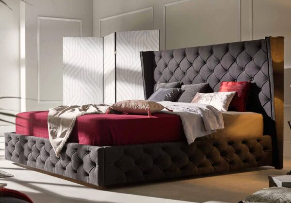 dorado velvet designer bed